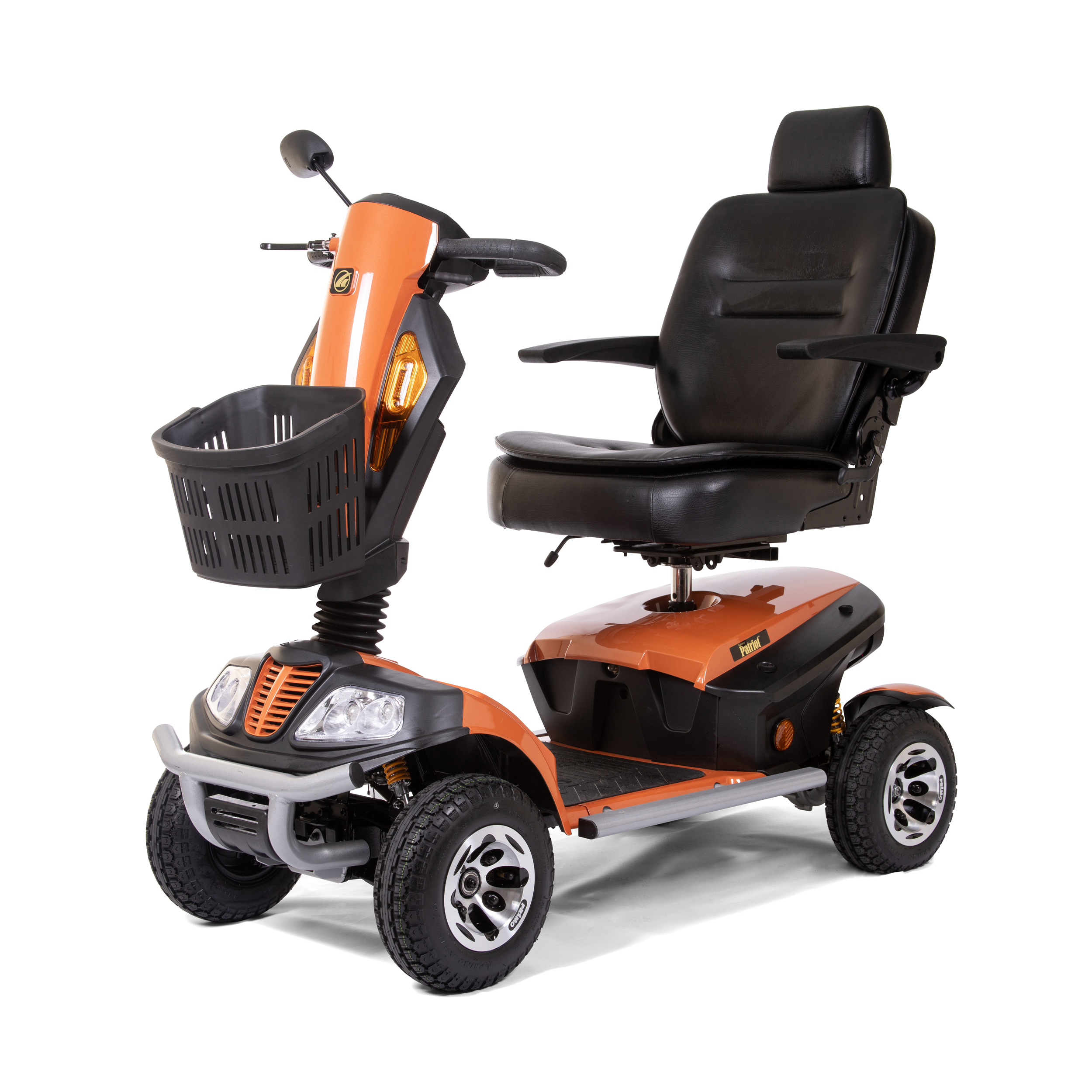 GR575-Patriot-ORANGE-BlackSeat-TURN